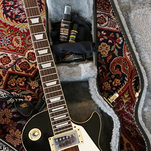 Guitar Cleaning, Polish and Oil Care Kit - Guitar Oil and Cleaner for Body and Fretboard Fingerboard - Cleans, Polishes, and Protects Careful With That Axe