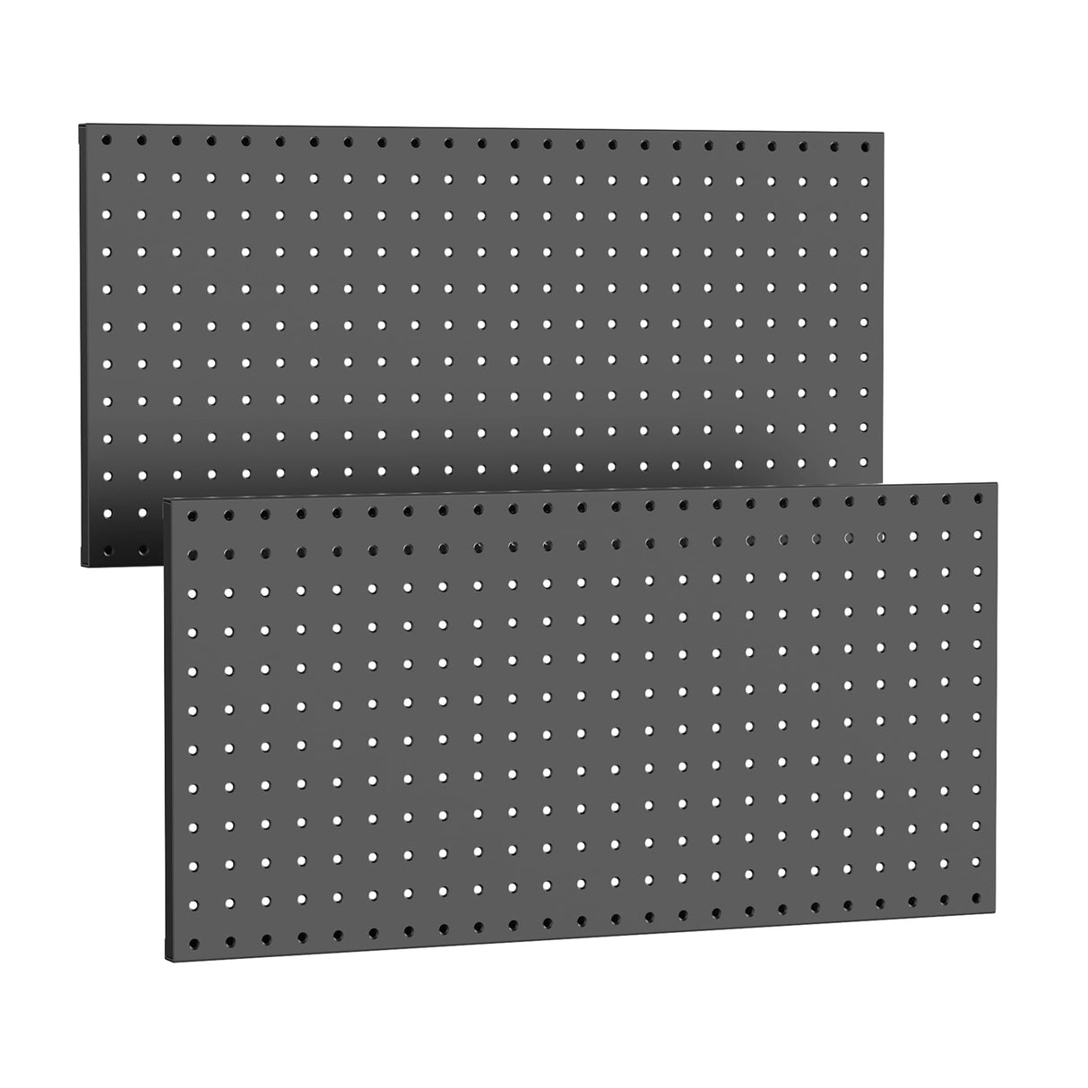 WALMANN Metal Pegboard Panels for Wall Garage Tools Pegboard Storage System for Garage, Workbench, Shed Modular Peg Board Organizer Board(Pack of 2, WALMANN