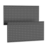 WALMANN Metal Pegboard Panels for Wall Garage Tools Pegboard Storage System for Garage, Workbench, Shed Modular Peg Board Organizer Board(Pack of 2, WALMANN