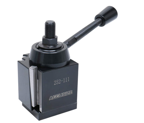 Accusize Industrial Tools 8 Pc AXA Wedge Type Quick Change Tool Post Set for Lathes, Includes 2 Oversize Turning & Facing Holders, Precision Lathe Accusize Industrial Tools
