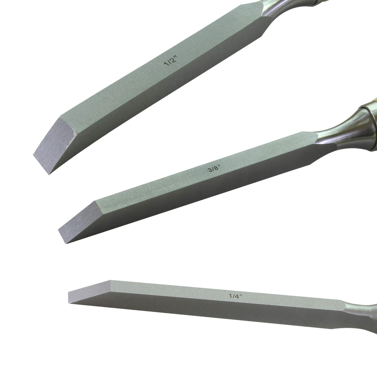 Professional Woodworking Cabinetmakers Mortise Chisel set Chrome-Vanadium Steel with Hornbeam Handles for Carpentry, Woodworking, Carving, Craftsman, MKC