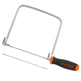 JORGENSEN Pro Coping Saw, Coping Frame and Extra 2pcs 6-1/2 Inch Replacement Blades Set for Woodworking, Plastic, Rubber, and Soft Metal Cutting Jorgensen