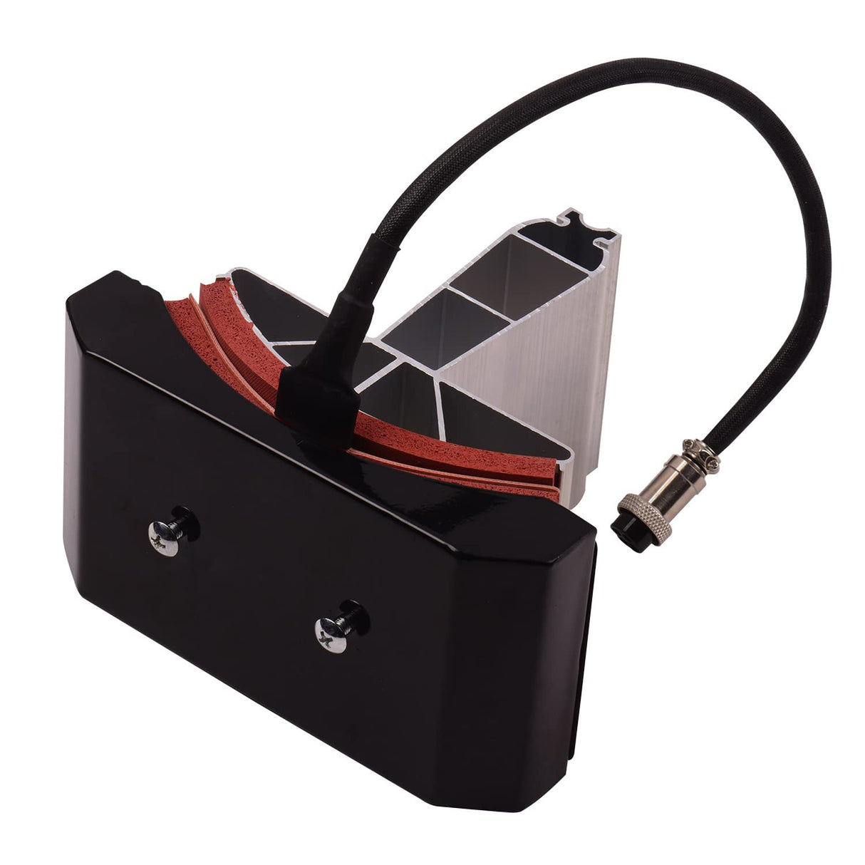 BUZHI Silica Gel Hat Press,Hat Cap Press Mat Pad Heating Transfer Attachment Silica Gel 5.5x3 Inch 220V for Heat Press Machine Hat Heating Machine BUZHI