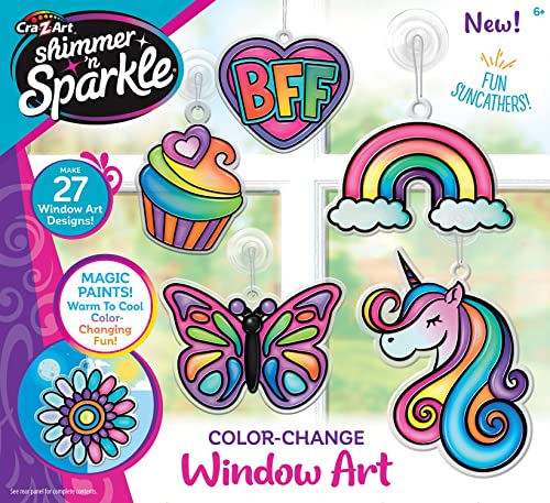 Shimmer ‘n Sparkle Color Change Window Art Cra-Z-Art