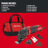 CRAFTSMAN Oscillating Tool Kit, 3-Amp, 14-Pieces, Corded (CMEW400) Craftsman