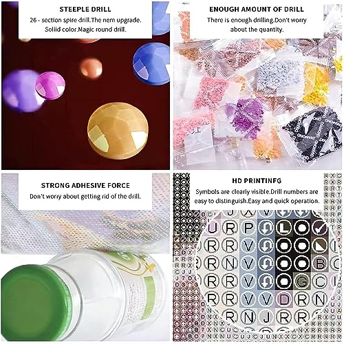 FILASLFT Diamond Painting Kits for Adults,5D Animal Diamond Painting,Parrot Diamond Art Kits Paint by Diamond Gem Art Craft Wall Decor 12 x 16 Inch. FILASLFT