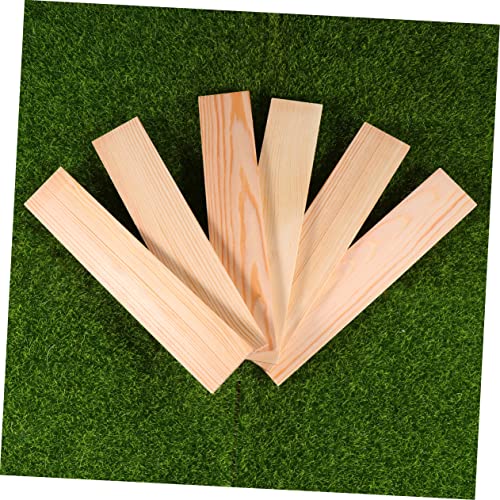 VILLFUL 10pcs Carving Blocks Unfinished Wood Signs Decorative Labels Wood Planks for Unfinished Wood Boards Wood Block Wooden Blocks Crafts Wooden VILLFUL