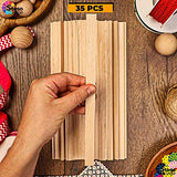 Wooden Craft Sticks Premium Quality - Hardwood Paint Stir Sticks - Wood Paint Sticks for Crafts - Popsicle Craft Wood Strips - Worked Perfect and StesoSHOP