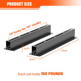 TORACK Garage Ceiling Bin Storage Rack, Overhead Tote Storage Rail System Heavy Duty Adjustable Tote Slide Garage Storage System(for 4 Bins, Bins are TORACK