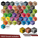 The Army Painter Speedpaint Mega Set 2.0+ - 50x18ml Speedpaint Set with 42 Colors, 3 Metallics, Medium, Mixing Balls The Army Painter