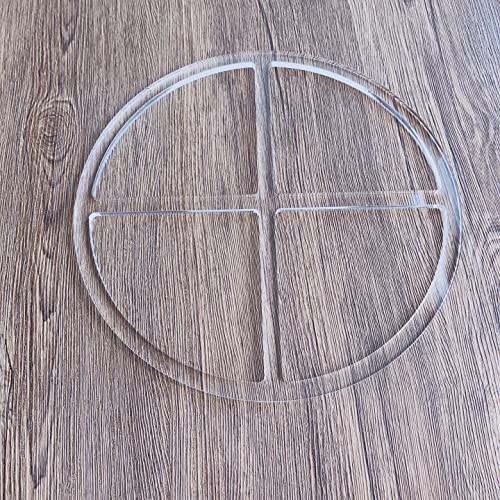 Round 4 Pocket Valet Tray Router Templates, Clear Acrylic Template, Woodworking Router Template Phocaea