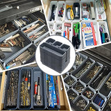 42 Pack Tool Box Organizer Tool Tray Dividers, Rolling Tool Chest Cart Cabinet Workbench Desk Drawer Organization and Storage for Hardware, Parts, KeFanta