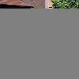 GOFLAME 63” Outdoor Storage Cabinet, Wooden Garden Storage Shed with 3 Removable Shelves, Waterproof Asphalt Roof, Adjustable Footpads, Latch, GOFLAME