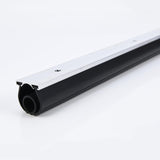 BOWSEN Heavy-Duty U+O Ring Universal Garage Door Bottom Seals Weatherstrip Rubber with Aluminum Track Retainer Kit, Black (16 FT, 1-1/4" Width) BOWSEN