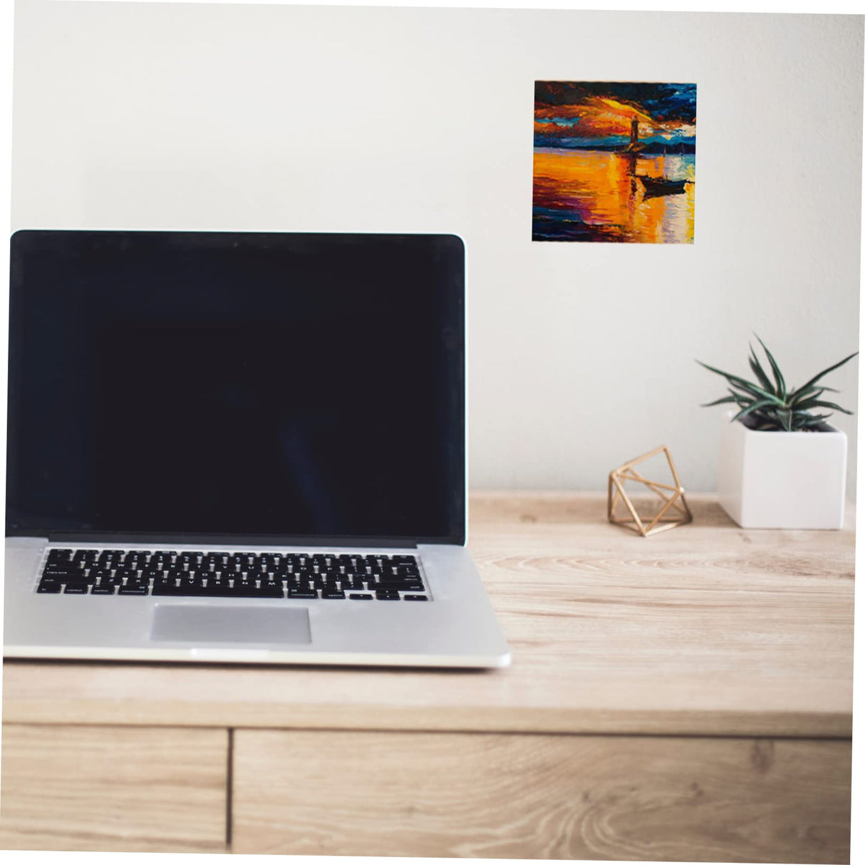 Tofficu 5pcs Blank Wooden Picture Frame Kids Playset Wood Discs Wooden Decor Unfinished Wood DIY Clay Wood Art Canvas Kids Educational Toy Clay Tofficu