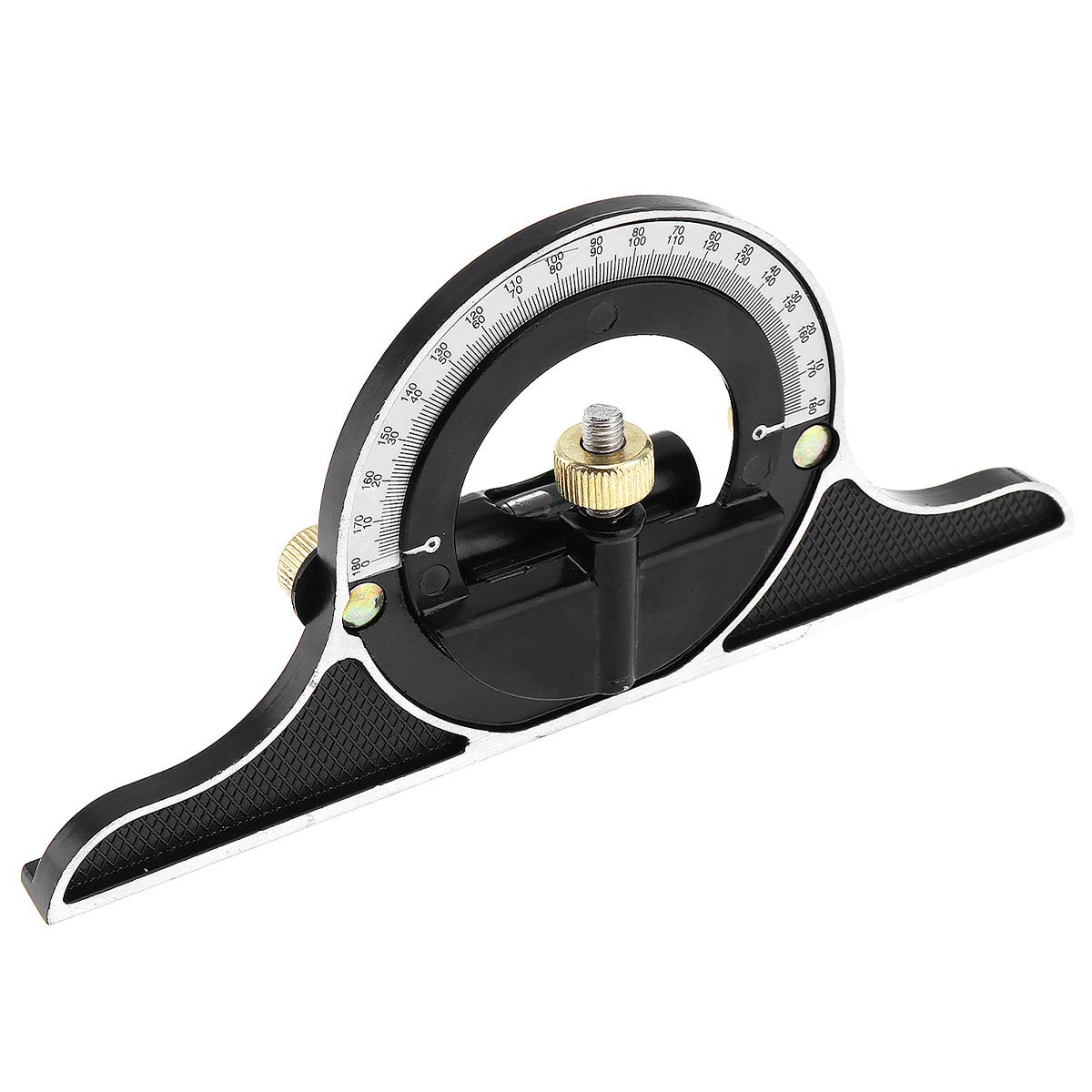 ChgImposs 12" Adjustable Sliding Combination Square Ruler & Protractor Level Measure Measuring Set, Inch/Metric - WoodArtSupply