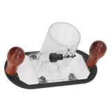 FTVOGUE Woodworking Trimmer Router Base Transparent Plastic Base Power Tool for 65mm Trimming Machine, Other Power Tool Accessories FTVOGUE