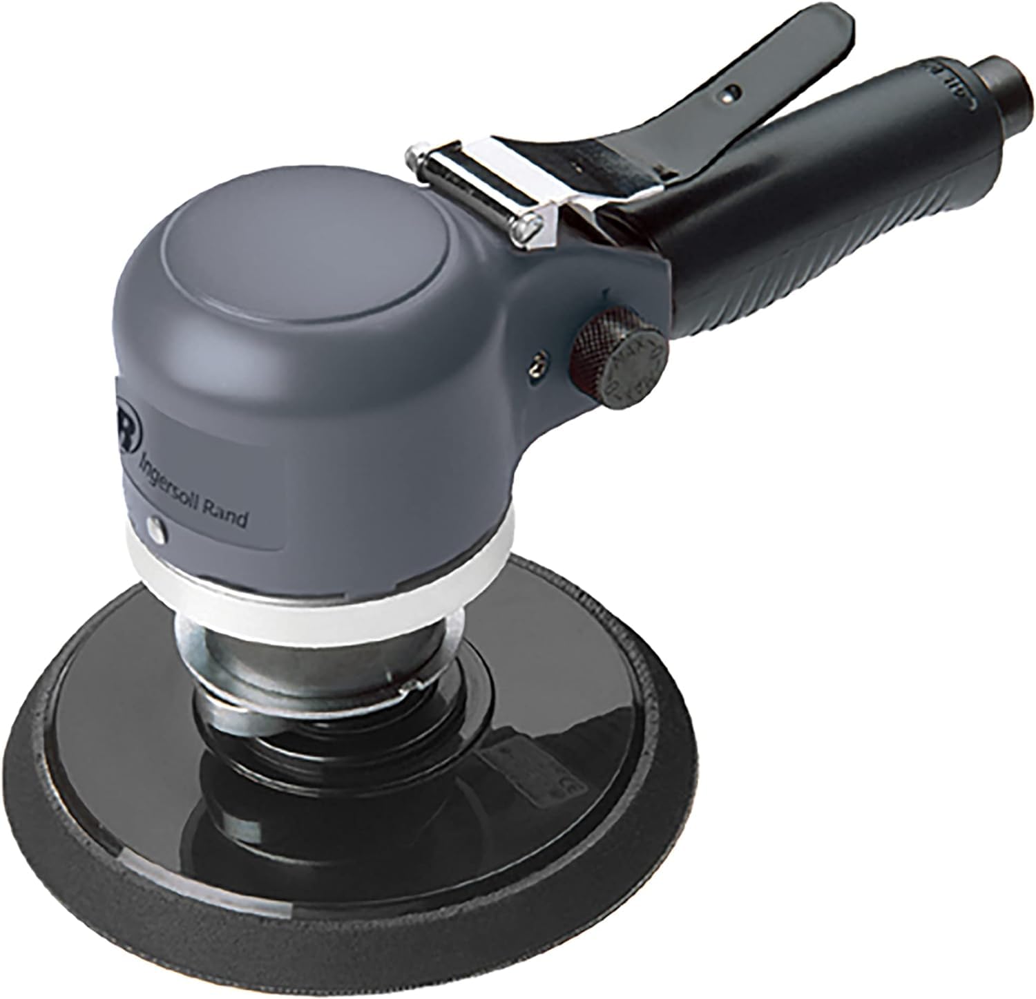 Ingersoll Rand 311A 6” Orbital Air Dual-Action Quiet Sander, Heavy Duty, 10,000 RPM, Low Vibration, Swivel Free Finish, Adjustable Built-In Regulator - WoodArtSupply