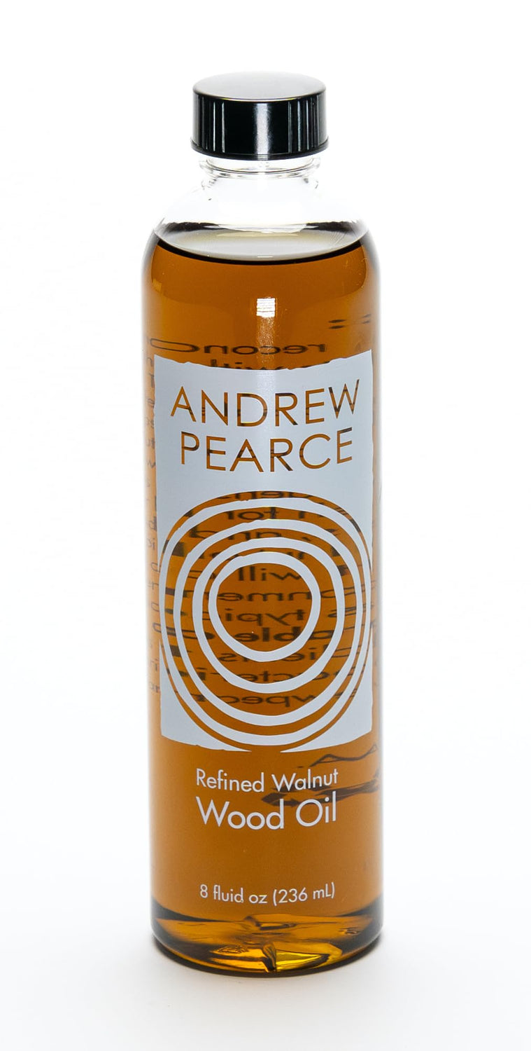 Andrew Pearce Premium Walnut Wood Oil Bowl Conditioner 8oz - Wooden Bowl and Cutting Board Oil Andrew Pearce