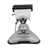 Mini Vacuum Base Vise Portable with 360°Swiveling Head and Powerful Suction Multi-Angle Pivoting Small Vice MUDUOBAN