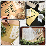 Boutique Calligraphy Stencil Template Kit - 45 Reusable Pieces Includes Lettering Upper and Lowercase both Large Small, Numbers, Punctuation, Laurels Citrusy Boutique