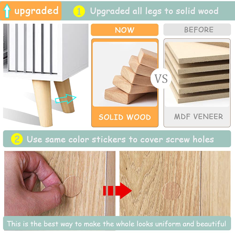 IOTXY 3-Tier Pear Yellow Open Shelf Bookcase with Legs - Stylish Nordic Minimalist Design IOTXY