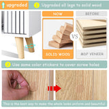 IOTXY 3-Tier Pear Yellow Open Shelf Bookcase with Legs - Stylish Nordic Minimalist Design IOTXY