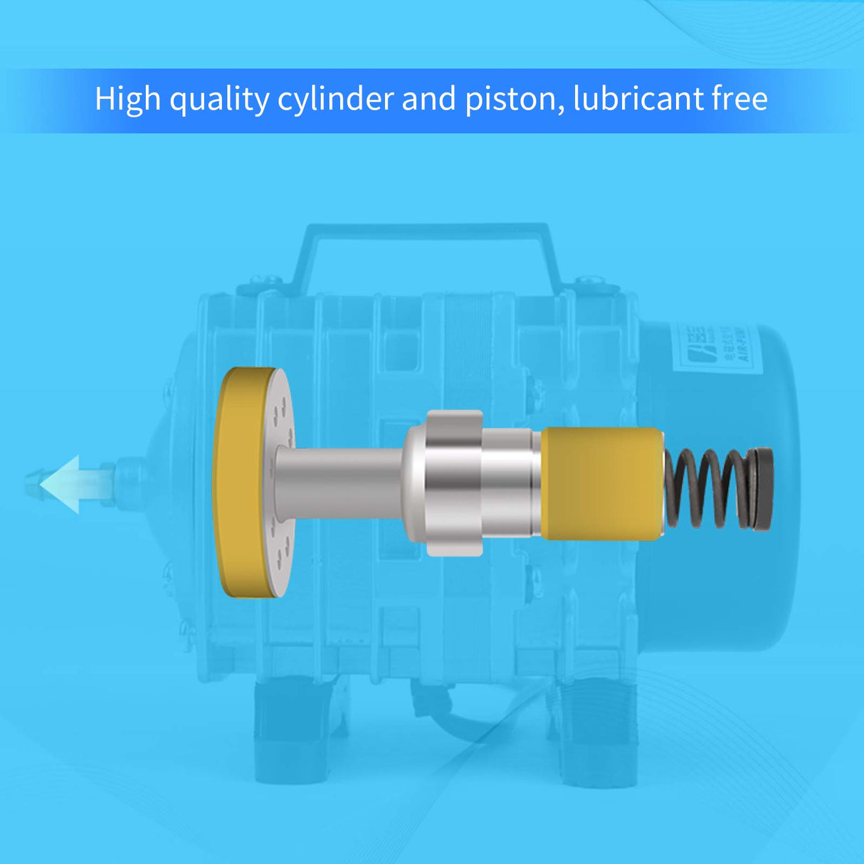 AquaMiracle Aquarium Air Pump Commercial Air Pump 600GPH, 18W Air Pump for Fish Tank, Hydroponic Air Pump, Fish Tank Air Pump Bubbler Pond Aerator AquaMiracle