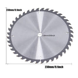 Table Saw Blade 𝑼𝒑𝒈𝒓𝒂𝒅𝒆 9 inch 5/8 Arbor 40T Universal Fit Common Steel Blade for Wooden (2 Pack) 9" Circular Saw Blade Wadoy