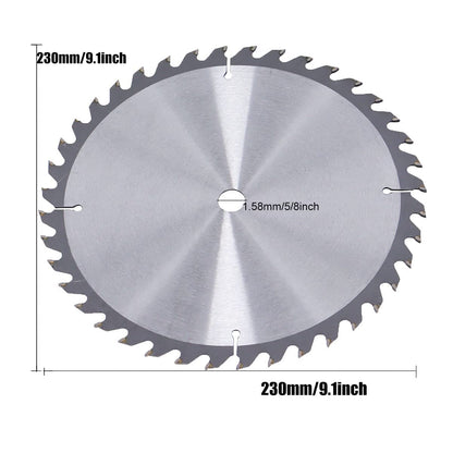 Table Saw Blade 𝑼𝒑𝒈𝒓𝒂𝒅𝒆 9 inch 5/8 Arbor 40T Universal Fit Common Steel Blade for Wooden (2 Pack) 9" Circular Saw Blade
