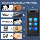 3000mW Laser Engraving Machine, Mini Desktop CNC Laser Engraver with Carver Size 80 x 80mm, Multiple Functional Craft Tool … (3W) DAJ