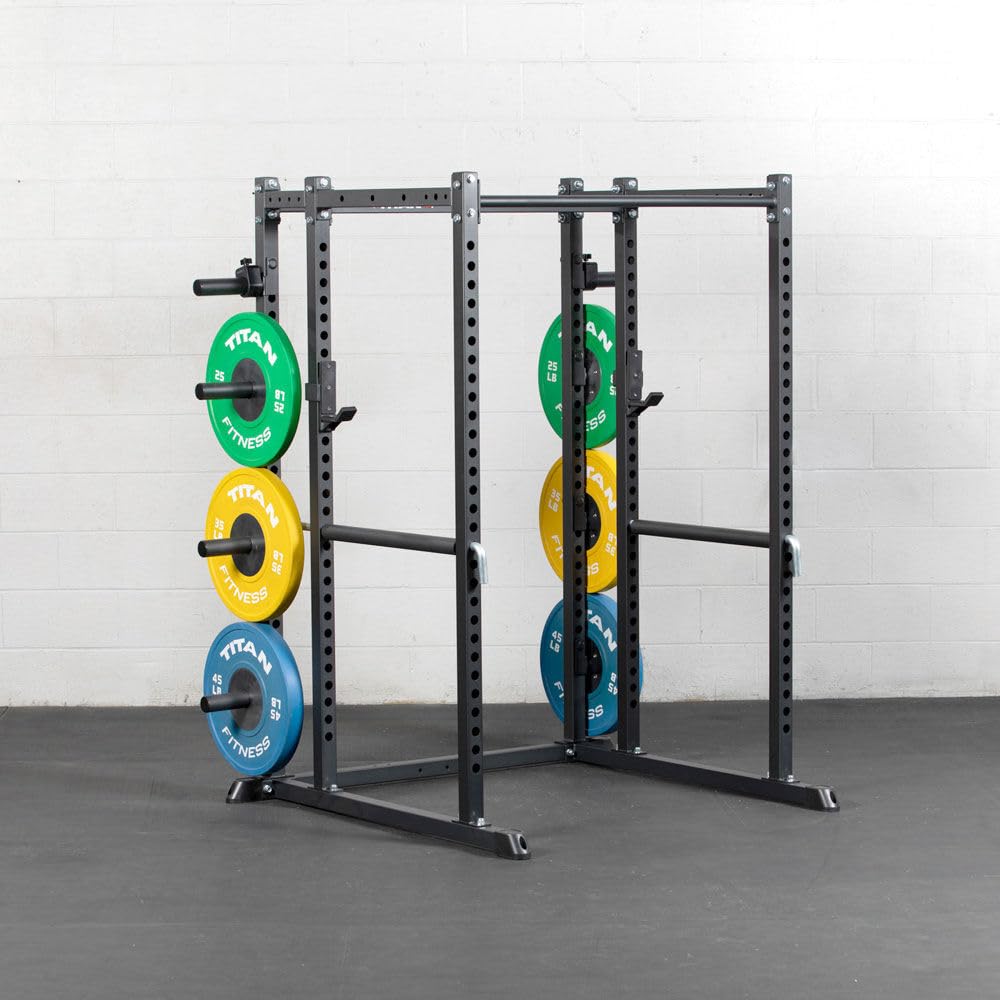 Titan Fitness T-2 Series 71" Short 10" Depth Power Rack Extension Kit, 440 LB Capacity Extension Cage, Multifunctional Workout Weight Rack with Titan Fitness
