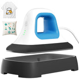 INFANT MOMENT Mini Heat Press - 7"x 3.8" Transfer Machine Small Hand held Iron Press Heat for Tshirt and HTV Vinyl Projects,Easy Temperature Control INFANT MOMENT