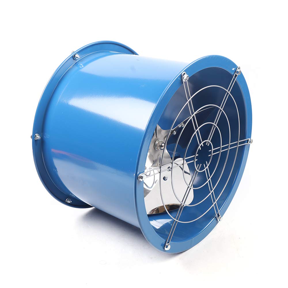 Tube Axial Fan Explosion-Proof Exhaust Fan High Velocity Utility Blower, Cylinder Pipe Axial Fan Ventilator Fan Spray Booth Paint Fumes Exhaust Flow Upyouths