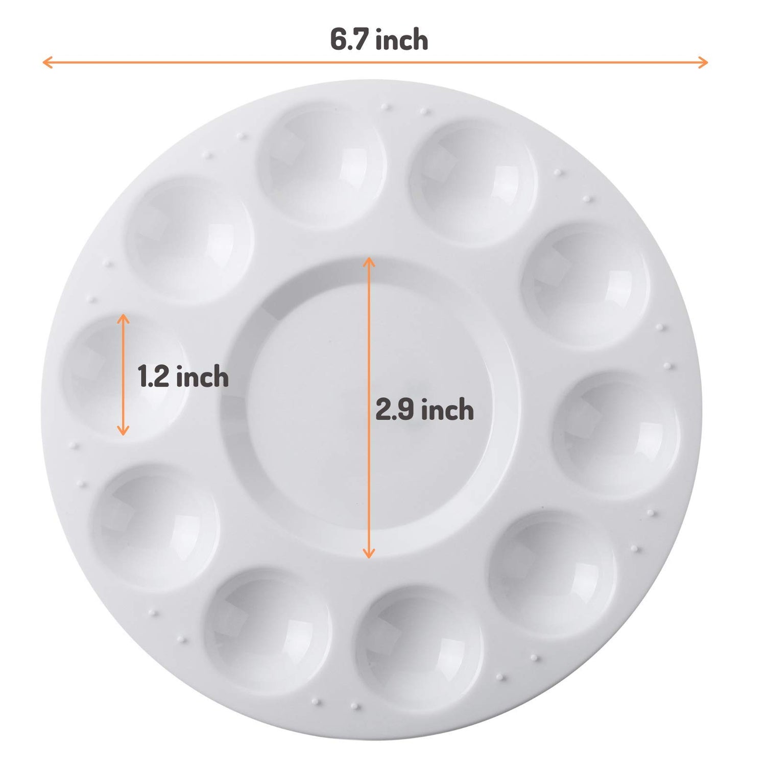 Mr. Pen- Paint Tray Palettes, 4 Pack, Paint Pallet, Paint Tray, Paint Palette, Paint Supplies, Palette, Paint Holder, Painting Palette, Paint Trays Mr. Pen
