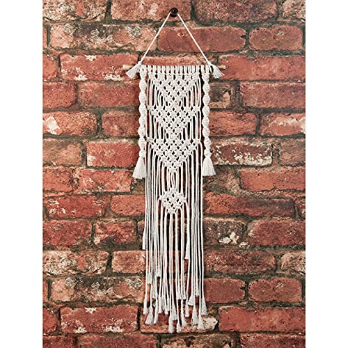 Solid Oak Small Format Macrame Kit-Three Triangles Make-rame