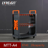 LYREIGN CAT40 BT40 HSK63 CNC Tool Holder with Spring Collets for CNC Milling Machine Center Transfer Cart CNC Tool cart… LYREIGN