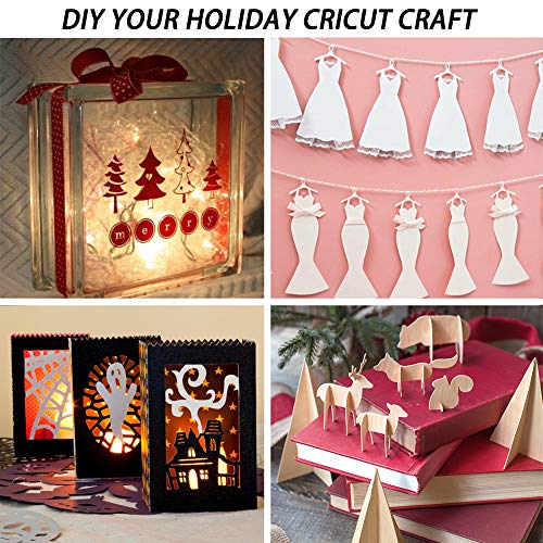 Youngneer 40PCS Cricut Blade for Explore Air 2 Air Maker Expression 20 PCS 45° Five Point + 10 PCS 30° Shallow Cut + 10 PCS 60° Deep Cut Vinyl Fabric Elefama