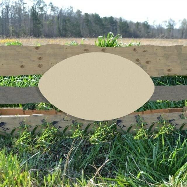 20" x 1/4" Wooden Football Shape, Unfinished Wood Craft, Build-A-Cross Build-A-Cross