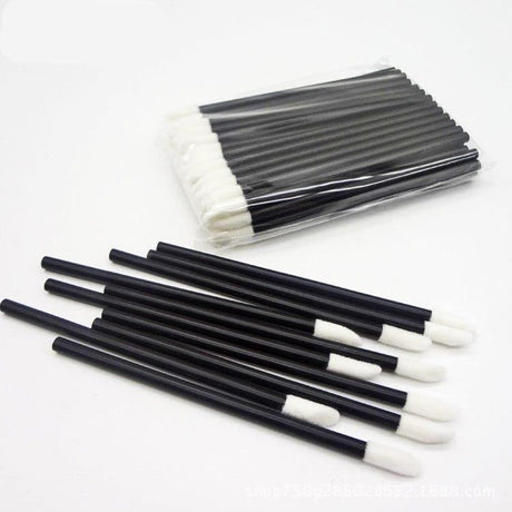GoWorth 200Pcs/Set Disposable Lip Brushes Make Up Brush Lipstick Lip Gloss Wands Applicator Tool Makeup Beauty Tool Kits GoWorth