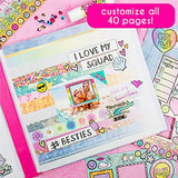 Just My Style Ultimate Scrapbook, Personalize and Decorate A 40-Page DIY Scrapbook, Great for Travel, Road Trips & On-The-Go, Memory Keeper Scrap Just My Style