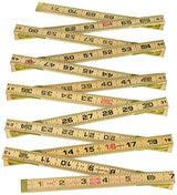 Crescent Lufkin Wood Rule, 6' Brass Ext, Black , Brown - X46SLN Lufkin