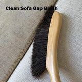 Horse Hair Brush Hand Broom Dusting Brush for Home Cleaning, Wood Handle Soft Brush Duster for Counter Furniture, Bed, Bench Fireplace,Car, Shop VEEBELL