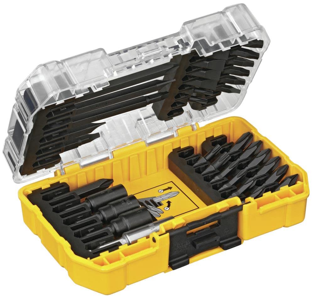 DEWALT Impact Driver, Screwdriver Bit Set, 34-Piece (DW2153) - WoodArtSupply