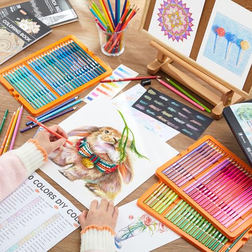 180 Colored Pencils Shuttle Art Soft Core Coloring Pencils Set