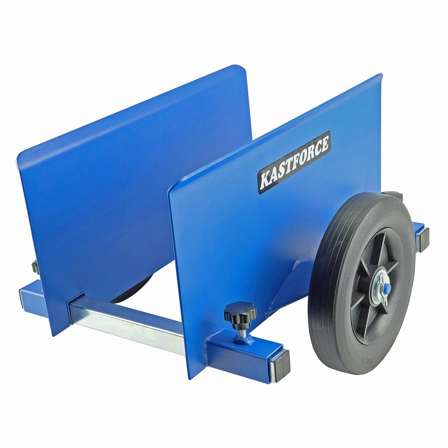 KASTFORCE Panel Dolly, 600 Lbs Capacity, Drywall Mover with 8" Non-Flat Wheels, Adjustable Clamp Panel Cart, Wood Mover, Fence Mover, Door Dolly KASTFORCE