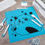 REALIKE Vinyl Weeding Tools Set Craft Vinyl Tools Kit Weeder/Scraper/Spatula/Tweezers/Scissor Basic Tool for Cricut/Silhouette/Siser HTV/Oracal Vinyl REALIKE