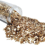 TWINKLING Natural Colored Mica Flakes, Gilding Flakes, Mica Flakes Glitter,Mica Flakes Leaf for DIY Resin Art Crafts, Nail Art, Painting,Jewelry TWINKLING