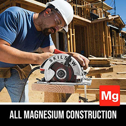 SKILSAW SPT67WMB-01 15 Amp 7-1/4 In. Magnesium Sidewinder Circular Saw with Brake - WoodArtSupply