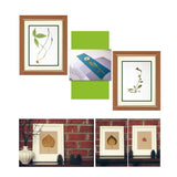 Happytime Kids' Flower & Leaf Press Nature Crafts Wooden Art Kit Outdoor Play Learning Toy Creativity Pressed Flower Art Kit DIY Recycle Floral Press Happytime